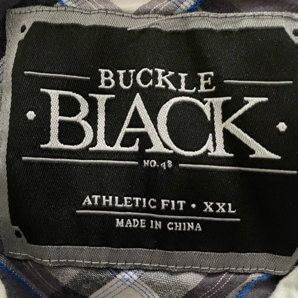 Buckle Black Button Down - image 2